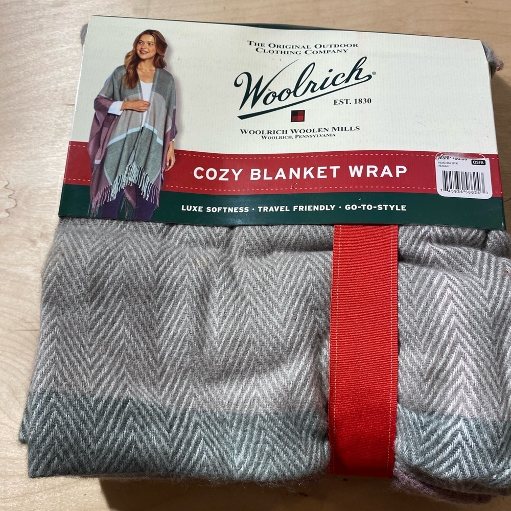 Woolrich Cozy Blanket Wrap One Size (LE)